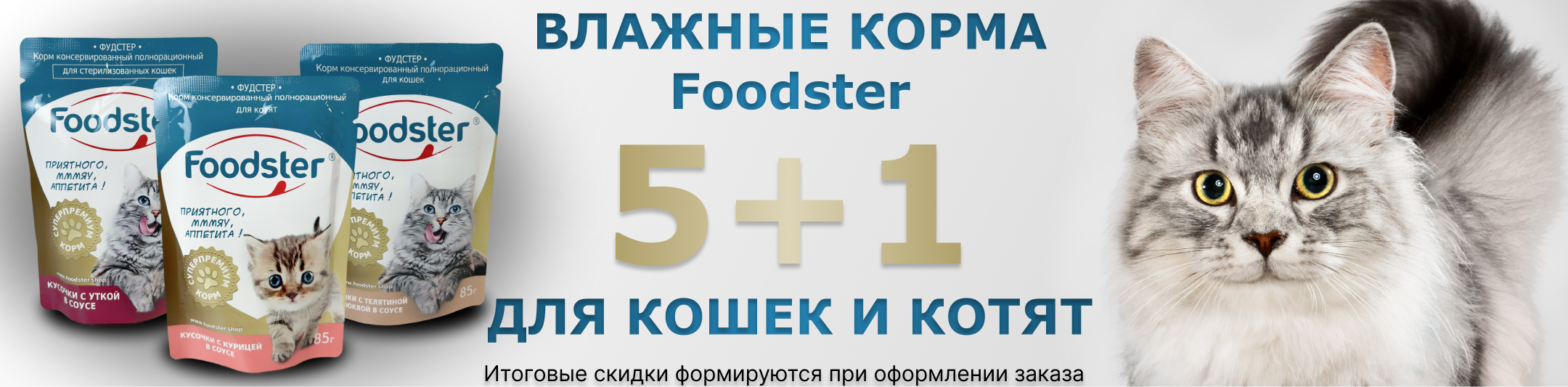 Foodster паучи 5+1