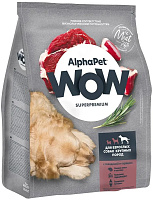 AlphaPet WOW Superpremium Maxi Adult Сухой корм для собак крупных пород, Говядина и Сердце