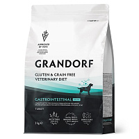 Grandorf Veterinary Diet Dog Gastrointestinal Low Fat Сухой корм для собак, способствующий регуляции метаболизма липидов при гиперлипидемии