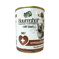 Baurenhof Naturliche Futtermittel Hypoallergenic Влажный корм для собак, Профилактика пищевой аллергии