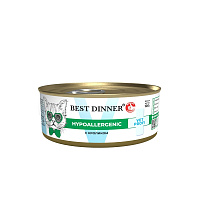 Best Dinner Vet Profi Hypoallergenic Влажный корм для котят и взрослых кошек, при пищевой аллергии, Кролик