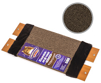 Сибирская Кошка Когтеточка "Эконом" угловая, ковролиновая 54*11*1.8см