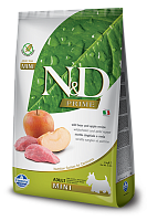 Farmina N&D Prime Adult Mini Boar&Apple Сухой корм для собак мелких пород, Кабан и Яблоко