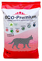 ECO Premium Наполнитель комкующийся древесный, Алоэ 55л/20.2 кг