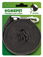 Homepet Поводок для собак брезентовый 7м*25мм