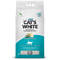 Cat's White Marseille soap Наполнитель комкующийся, с ароматом Марсельского мыла