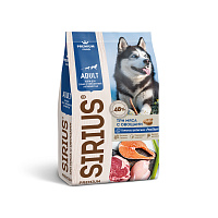 Sirius Сухой корм для собак с повышенной активностью, Три мяса с Овощами