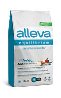 Alleva Equilibrium Sensitive Ocean Fish Adult Mini/Medium Сухой корм для собак мелких и средних пород, Океаническая рыба