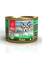 Blitz Holistic Sterilised Cat Влажный корм для стерилизованных кошек, нежное суфле, Кролик и Индейка
