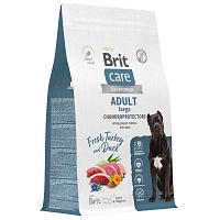 Brit Care Dog Adult Large Chondroprotectors сухой корм для собак крупных пород для поддержки опорно-двигательного аппарата, с индейкой и уткой