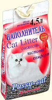 Pussy Cat Наполнитель древесный впитывающий, 4.5л