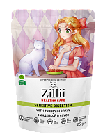 Zilli Healthy Care Sensitive Digestion Влажный корм для кошек с чувствительным пищеварением, Индейка в соусе