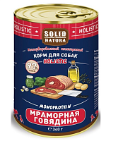 Solid Natura Holistic Влажный беззерновой корм для собак Мраморная говядина