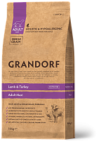 Grandorf Adult Maxi Lamb&Turkey Сухой корм для собак крупных пород, Ягненок и Индейка