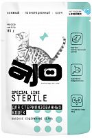 AJO Cat Sterile Влажный корм для стерилизованных кошек, кусочки в соусе