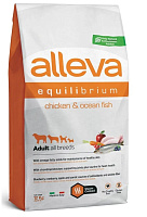 Alleva Equilibrium All Day Maintenance Chicken&Ocean Fish Adult All Breeds Сухой корм для собак всех пород, Курица и Океаническая рыба