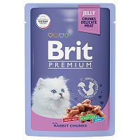 Brit Premium Влажный корм для котят Кролик в желе