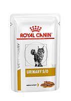 Royal Canin Urinary S/O Feline with Chicken Влажный корм диета для кошек, Цыпленок в соусе