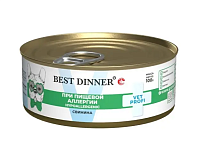 Best Dinner Vet Profi Hypoallergenic Влажный корм для собак, при пищевой аллергии, Свинина