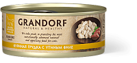 Grandorf Adult Grain Free Влажный беззерновой корм для кошек, Куриная грудка и Утиное филе