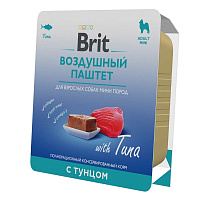 Brit Premium Воздушный паштет для взрослых собак мелких пород, Тунец