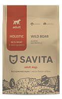 Savita Grain Free Сухой беззерновой корм для собак, мясо Дикого Кабана