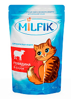 Milfik Влажный корм для кошек, Говядина в соусе