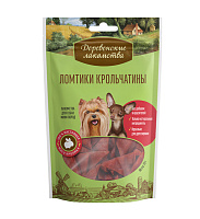 Лакомство для собак Деревенские Лакомства Ломтики крольчатины