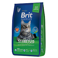 Brit Premium Cat Sterilized Chicken Сухой корм для стерилизованных кошек, Курица