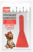 Apicenna Празицид-Комплекс для собак и щенков до 5кг, 1 пипетка