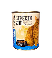 Siberia ZOO Влажный корм для кошек, Кролик