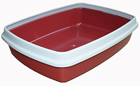 Сибирская кошка Туалет Мяус для кошек с бортиком 40.2*30*9.3см