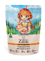 Zillii Adult Cat Light/Sterilized Turkey Влажный корм для стерилизованных кошек, Индейка в желе