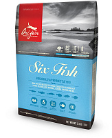 Orijen Six Fish Сухой корм для кошек, Рыба