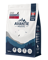 Avantie Holistic Sensitive Сухой корм для кошек с чувствительным пищеварением, 2 вида мяса с клюквой