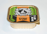 ZooRing Влажный корм для кошек, кусочки в желе Курица / Утка