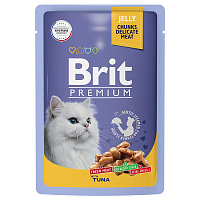 Brit Premium Влажный корм для кошек, Тунец в желе