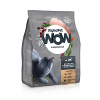 AlphaPet WOW Superpremium Sterilised Сухой корм для стерилизованных кошек, Цыпленок