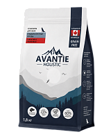 Avantie Holistic Сухой корм для собак средних и крупных пород, 3 вида мяса с морковью