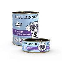 Best Dinner Exclusive Vet Profi Urinary Влажный корм для собак, профилактика МКБ, Индейка и Картофель
