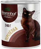 Baurenhof Holistic Влажный корм для кошек, Перепёлка