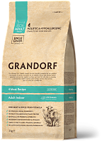 Grandorf Indoor Adult 4 Meat Recipe Сухой корм для домашних кошек с нормальной активностью, 4 мяса и Рис