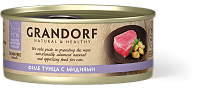 Grandorf Adult Grain Free Влажный беззерновой корм для кошек, филе Тунца и Мидии