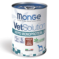 Monge VetSolution Dog Hypo Monoprotein Lamb Влажный корм для собак, для снижения реакции пищевой непереносимости, Ягненок