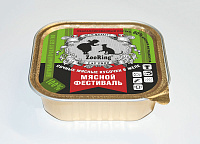 ZooRing Влажный корм для кошек, кусочки в желе, Мясной фестиваль