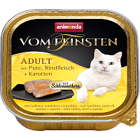 Animonda Vom Feinsten Adult Влажный корм для кошек, Индейка, Говядина и Морковь