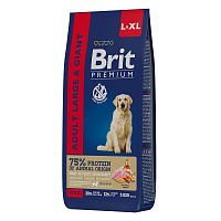 Brit Premium Dog Adult Large&Giant Сухой корм для собак крупных пород, Курица