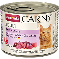 Animonda Carny Adult Влажный корм для кошек, Индейка и Ягненок