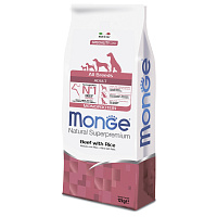 Monge Dog Monoprotein Сухой корм для собак всех пород, Говядина и Рис