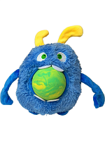 Foodster Игрушка для собак Плюшевый монстр с мячиком из латекса, 19.5см